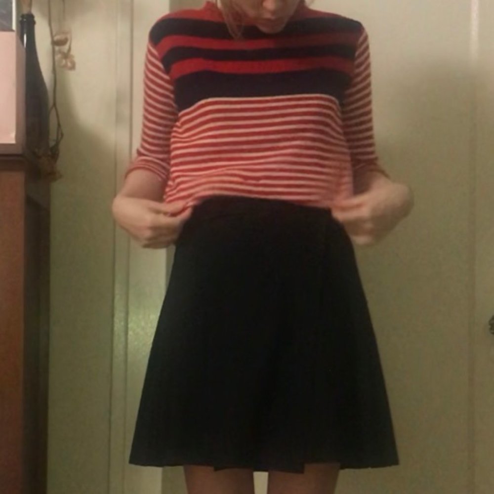 PRADA RED STRIPED SWEATER - Picture 3 of 4
